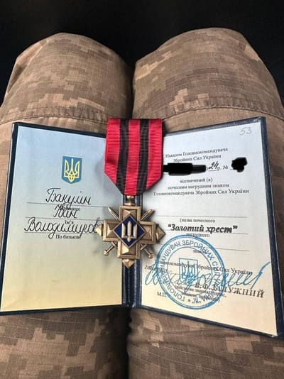 Залужний нагородив "Золотим хрестом" випускника ЛНТУ