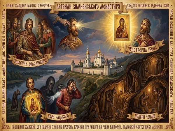 Легенди про Зимненський монастир