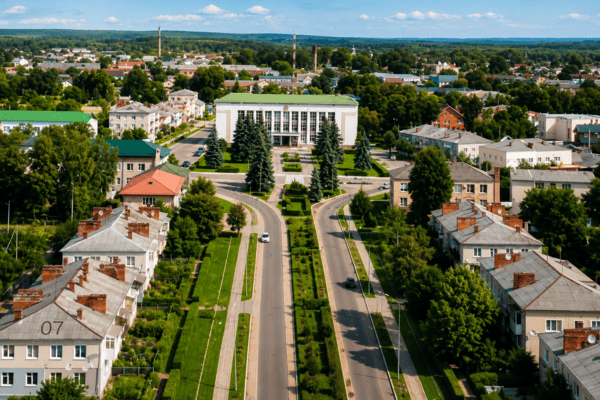Центральна площа Маневичі